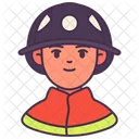 Fireman Man Avatar Icon