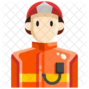Fireman Firefighter Fire Man Icon