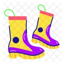 Fireman Boots Rescue Boots Safety Boots Icon