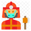 Firemwoan Firefighter Occupation Icon