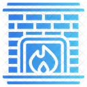 Fireplace Hearth Fire Icon