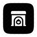 Fireplace Chimney Flame Icon