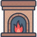Fireplace Chimney Place Icon