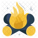 Campfire Fireplace Hearth Icon