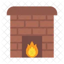 Fire Winter Chimney Icon