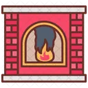 Fireplace Chimney Fire 아이콘