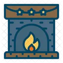 Fireplace Cabin Wood Icon