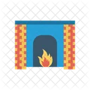 Fireplace Flame Light Icon