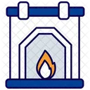 Fireplace Fire Winter Icon