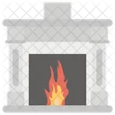 Fireplace Ingle Inglenook Icon