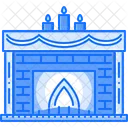Fireplace Light Fire Icon