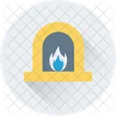 Fireplace Hearth Fireside Icon