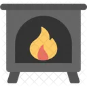 Fireplace Chimney Room Icon