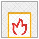 Fireplace Fire Hot Icon