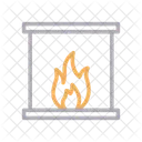 Fireplace Chimney Bonfire Icon