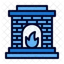 Fireplace Winter Firewood Icon