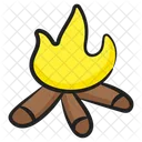 Fireplace Woodfire Firelamp Icon