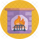 Fireplace Fire Place Fireside Icon