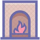 Fireplace Chimney Interior Icon
