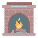 Fireplace Fire Warm Icon