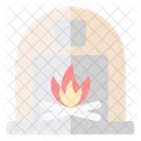 Fireplace Chimney Home Icon
