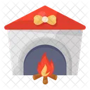 Fireplace Hearth Fireside Icon