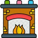 Fireplace Chimney Warm Icon