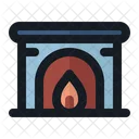 Fireplace Winter Nature Icon