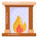 Fireplace Fire Furnace Hearth Icon