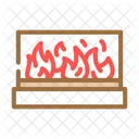 Fireplace Alcohol Home Icon