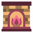 Fireplace Fire Heat Icon