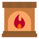 Fireplace Chimney Livingroom Icon