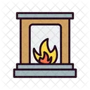 Fireplace Chimney Furniture Icon