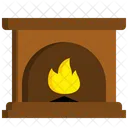 Fireplace Winter Fire Icon