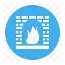 Fireplace Stone Oven Icon