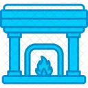 Fireplace Christmas Fire Icon