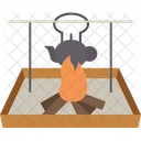 Fireplace Sunken Hearth Icon