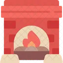 Fireplace Chimney Living Room Icon
