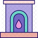 Fireplace Fire Flame Icon