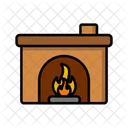 Fireplace Fire Winter Icon