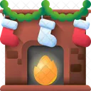 Fireplace Fire Winter Icon