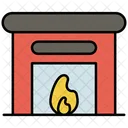 Fireplace Fire Winter Icon