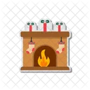 Fireplace Fire Winter Icon