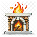 Fire Winter Chimney Icon