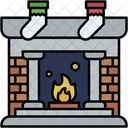 Fireplace Living Room Chimney Icon