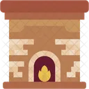 Fireplace Living Room Chimney Icon