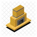 Fireplace Fire Winter Icon