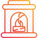 Fireplace Fire Winter Icon