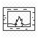 Fireplace Screen Fireplace Fire Icon