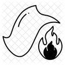 Fireproof Blanket Fire Blanket Icon